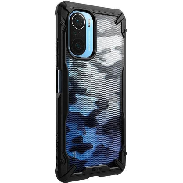 Ringke Fusion X для Xiaomi K40, K40Pro, K40Pro+, PocoF3, Mi11X CAMO BLACK (RCX4977) - зображення 1