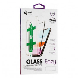 Krazi Защитное стекло Eazy EZFT01 с установочной рамкой для iPhone Xs Max Black (79690)