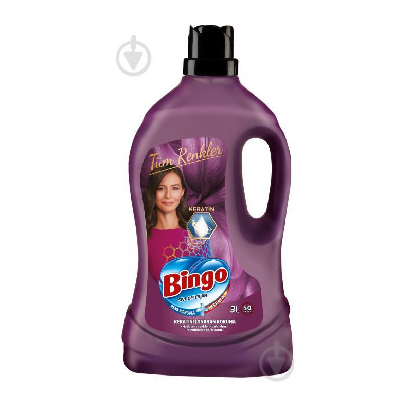 Bingo Гель для машинного та ручного прання  WhitesColors, 3 л (8690536923885) - зображення 1
