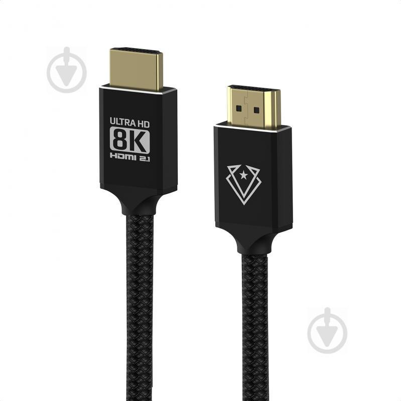 Vertux VertuLink-150 HDMI 2.1 UltraHD-8K HDR eARC 1.5m Black (vertulink-150.black) - зображення 1