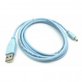 Cisco Console Cable 6 ft with USB Type A and mini-B (CAB-CONSOLE-USB=)
