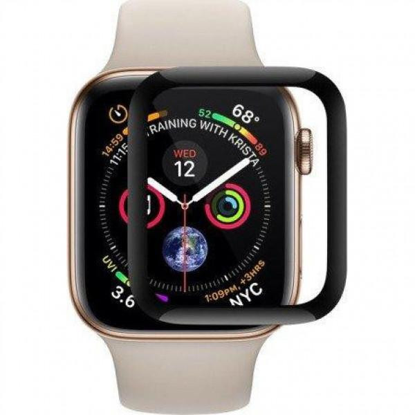 Florence Захисне скло (full glue) Apple Watch Matte Series 4 44mm Black (тех.пак) (RL066520) - зображення 1