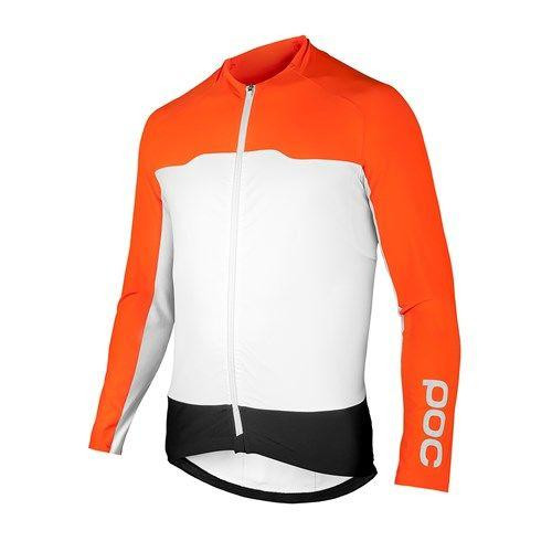 POC Велоджерсі  Avip Ls Ceramic Jersey, Zink Orange/Hydrogen White, M (PC SS18580808040MED1) - зображення 1