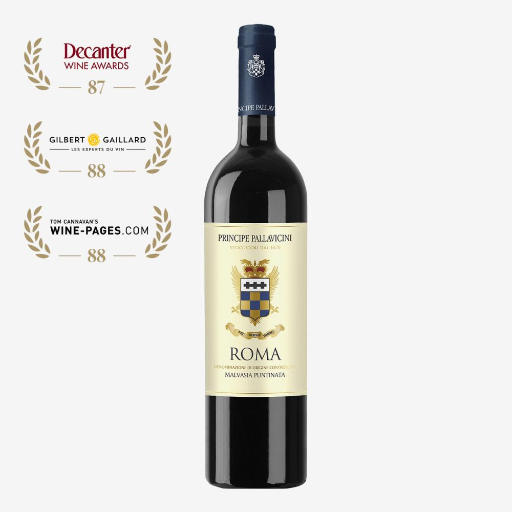 Principe Pallavicini Вино Roma Malvasia Puntinata 2018 біле 0,75л (8008672750546) - зображення 1