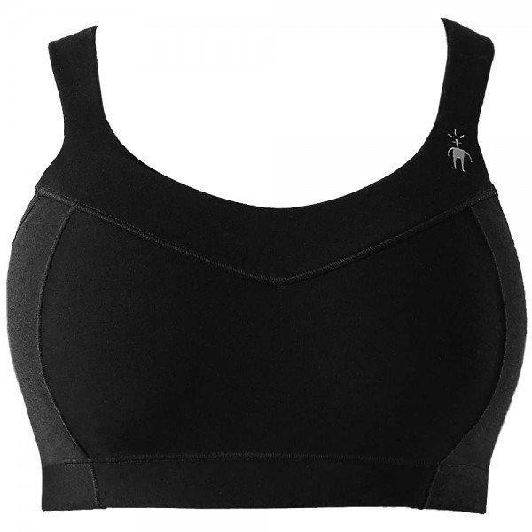 Smartwool Топ женский  PhD Support Bra Black, р.36 (SW SO150.001-36) - зображення 1