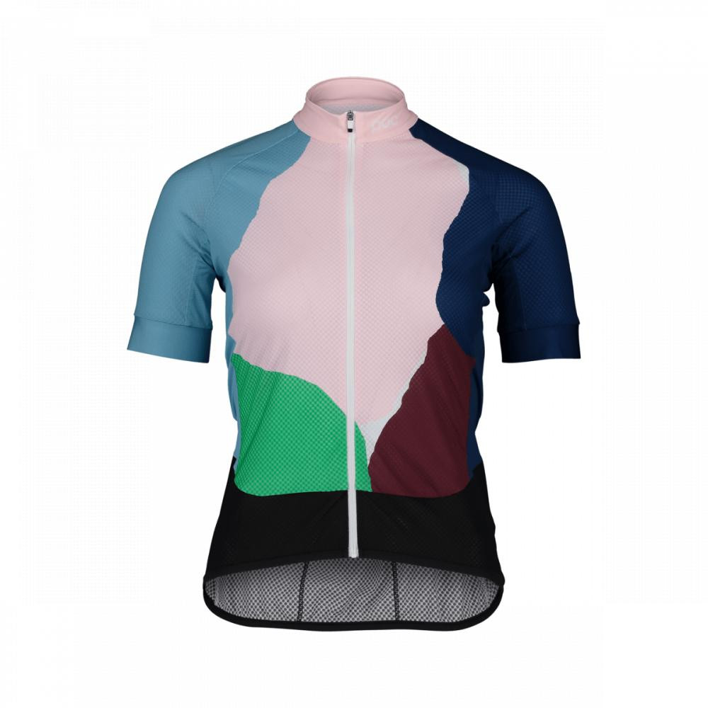 POC Джерси женское  W’s Essential Road Print jersey, Color Splashes Multi Opal/Basalt, L (PC 532948369LR - зображення 1