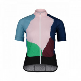 POC Джерси женское  W’s Essential Road Print jersey, Color Splashes Multi Opal/Basalt, L (PC 532948369LR