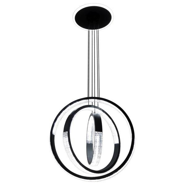 Victoria Lighting Люстра світлодіодна  з пультом д/к 90 Вт чорний Orbital/SP3 black (Orbital/SP3 black) - зображення 1