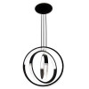 Victoria Lighting Люстра світлодіодна  з пультом д/к 90 Вт чорний Orbital/SP3 black (Orbital/SP3 black) - зображення 3