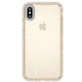   Speck iPhone X Presidio Clear with Gold Glitter Clear (103132-5636) (1031325636)