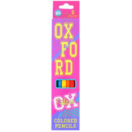YES Карандаши цветные Oxford Pink, 6 шт. (290402)