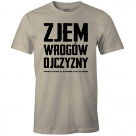 Kaldun Футболка T-shirt  Zjem Wrogow Ojczyzny - Пісочна/Чорна