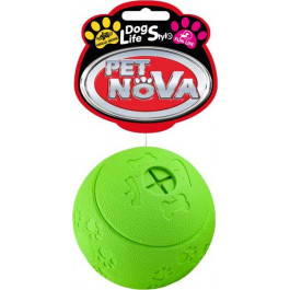 Pet Nova Игрушка для собак  Шар для лакомства 8 см (RUB-BALLSNACK-GREEN-XL) (5903031444353)