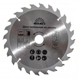   VITALS Диск пильний  по дереву 165х20/16, ATB 24