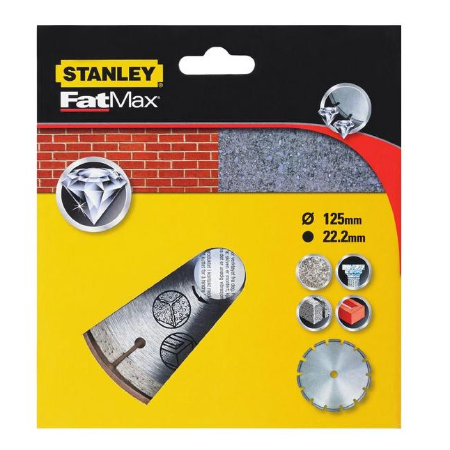 Stanley 230x22.2 бетон / кирпич сегмент. - зображення 1