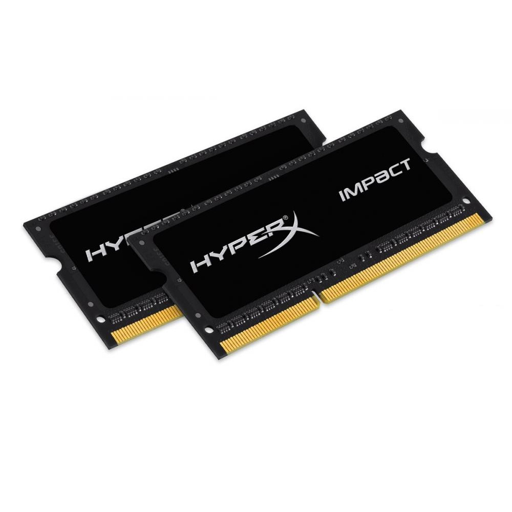 HyperX 16 GB (2x8GB) SO-DIMM DDR3L 1600 MHz IMPACT (HX316LS9IBK2/16) - зображення 1