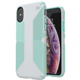Speck iPhone X Case Dolphin Grey, Aloe Green, Presidio Grip (1031316249)