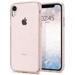 Spigen iPhone XR Case Liquid Crystal Glitter Rose Quartz 064CS24868