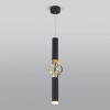 Strotskis Світильник підвісний  Lance LED 8 Вт чорний/золото 50191/1 (чорний) - зображення 1