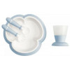 BabyBjorn Набор посуды Baby Feeding Set Powder Blue (7317680781673) - зображення 1