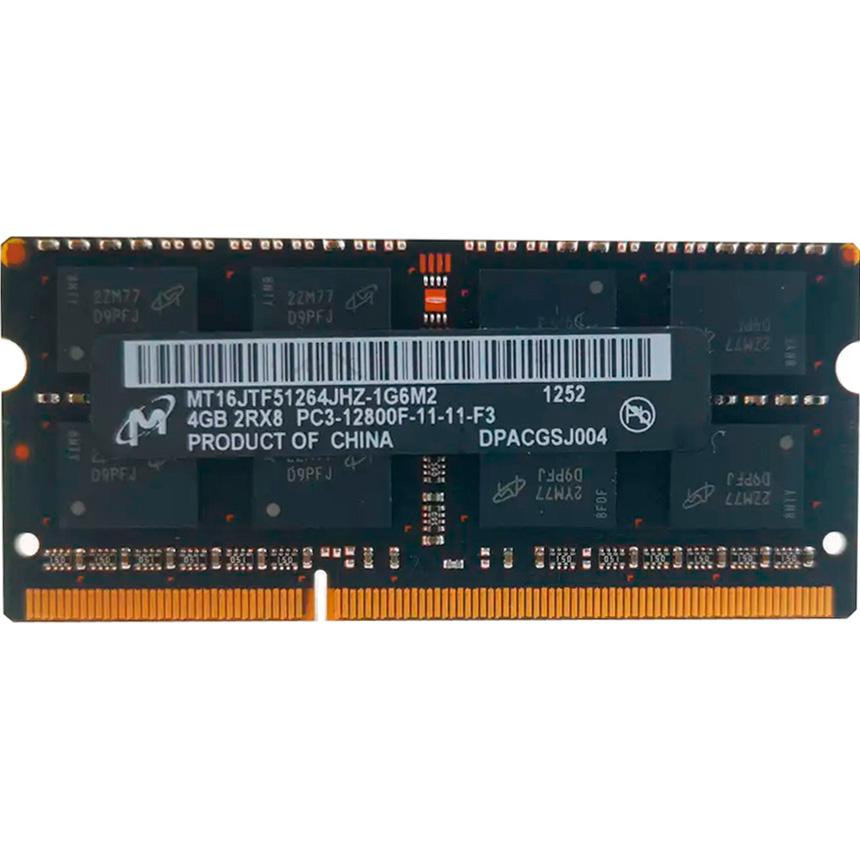 Micron 4 GB SO-DIMM DDR3 1600 MHz (MT16JTF51264JHZ-1G6M2) - зображення 1