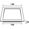 Hopfen Світильник точковий  DL 10 S LED 10 Вт 5200 К білий - зображення 3