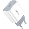 WK USB-C Wall Charger 20W PD White () (WP-U55) - зображення 1