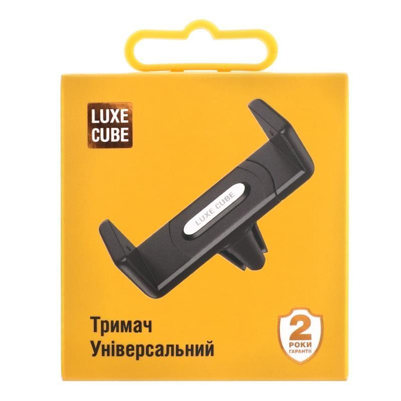 Luxe Cube Тримач автомобільний Універсальний Black (9988866446891) - зображення 1
