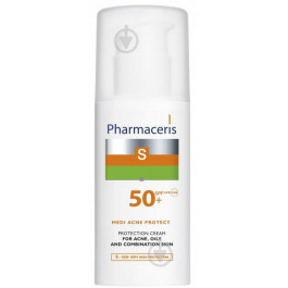 Pharmaceris Солнцезащитный крем для кожи с акне  S Medi Acne Protect SPF50+ 50 мл (5900717149052)
