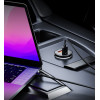 Vyvylabs Round Dot Dual Fast Charge Car Charger 65W A+C Black (VJY65B-01) - зображення 3