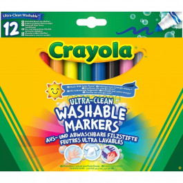 Crayola Набор фломастеров широкая линия (ultra-clean washable), 12 шт  256349.012