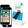 GlobalShield Tempered Glass Full Cover iPhone 7/8 Plus Black (1283126482939) - зображення 1