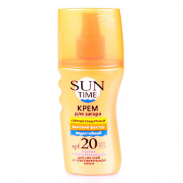 Біокон Крем для загара  Sun Time SPF 20 для чувствительной кожи 150 мл (4820064560588)