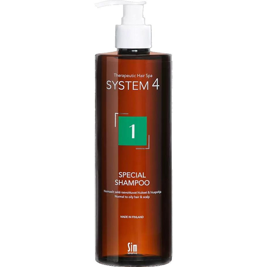Sim Sensitive Шампунь  System 4 №1 Special Shampoo 500 мл для нормальної шкіри голови і схильної до жирності - зображення 1