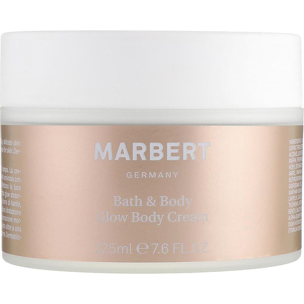 Marbert Крем для тіла  Bath & Body Glow Body Cream 225 мл з сяючими частинками - зображення 1