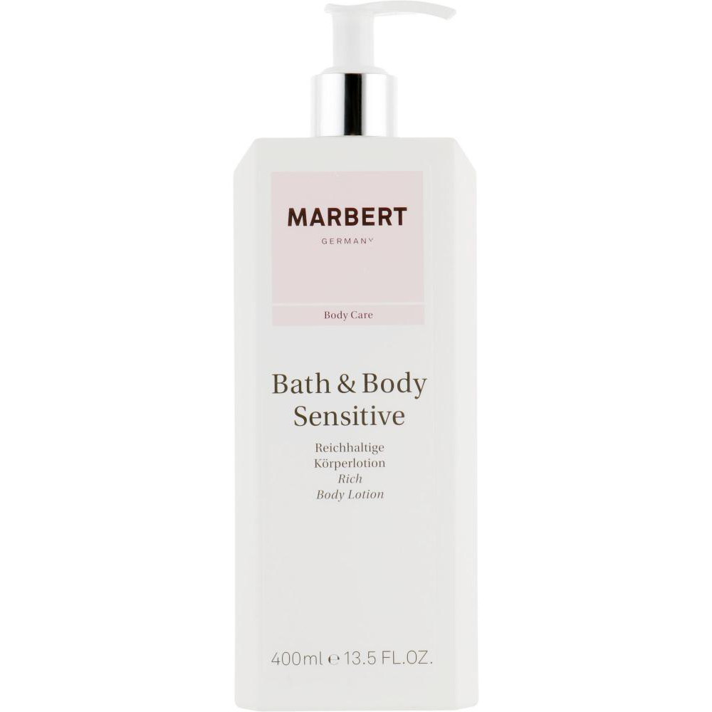 Marbert Лосьйон для тіла  Bath & Body Sensitive Rich Body Lotion 400 мл чутливий догляд - зображення 1