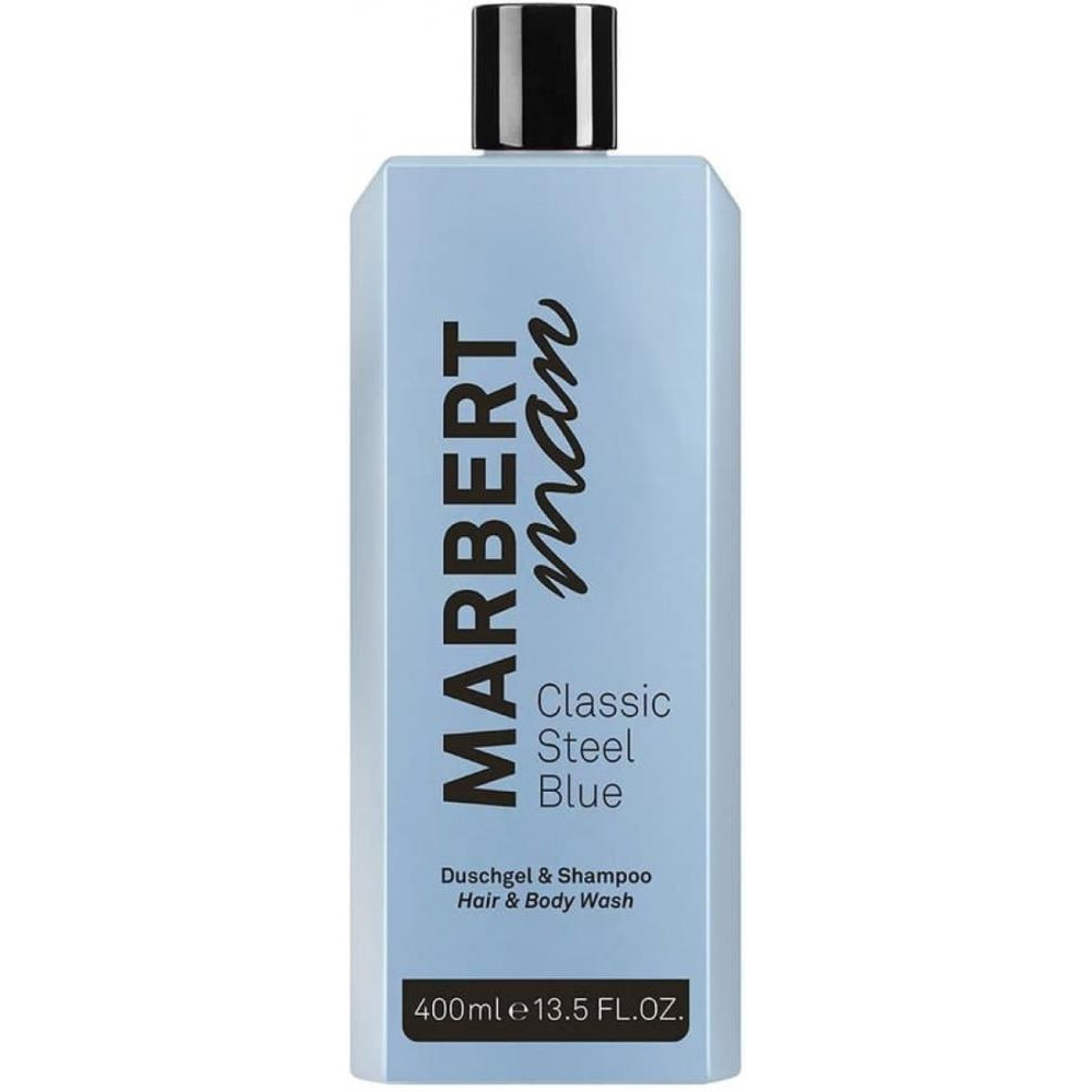 Marbert Шампунь та гель для душу  Man Classic Steel Blue Shower Gel & Shampoo 400 мл - зображення 1