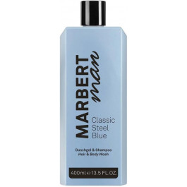 Marbert Шампунь та гель для душу  Man Classic Steel Blue Shower Gel & Shampoo 400 мл
