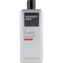 Marbert Шампунь та гель для душу  Man Classic Sport Hair & Body Wash 400 мл