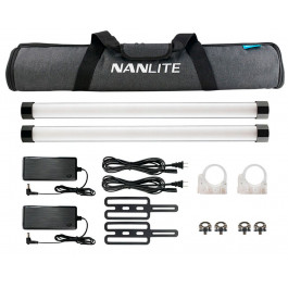 Nanlite PavoTube II 15X 2 RGBWW Pixel Tube 2 Light Kit (PT15X2KIT)