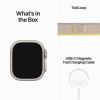 Apple Watch Ultra GPS + Cellular 49mm Titanium Case with Yellow/Beige Trail Loop - S/M (MNHD3/MNHK3) - зображення 4