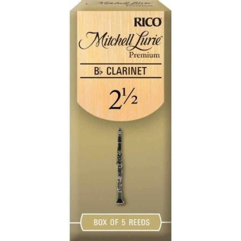 RICO Трости для кларнета Mitchell Lurie Premium - Bb Clarinet #2.5 - 5 Box (RMLP5BCL250 - зображення 1