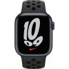 Apple Watch Nike Series 7 GPS 41mm Midnight Aluminum Case w. Anthracite/Black Nike Sport Band (MKN43) - зображення 2