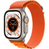 Apple Watch Ultra GPS + Cellular 49mm Titanium Case with Orange Alpine Loop - Medium (MQEU3/MQFL3) - зображення 1