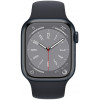 Apple Watch Series 8 GPS 45mm Midnight Aluminum Case w. Midnight Sport Band - S/M (MNUJ3) - зображення 2