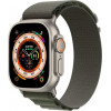 Apple Watch Ultra GPS + Cellular 49mm Titanium Case with Green Alpine Loop - Large (MQEX3/MQFP3) - зображення 1