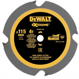 DeWALT Диск пильный универсальный DeWALT 115 x 9.5 мм 4z (FTG) 5000 об/мин