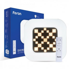 FERON Світильник світлодіодний  AL5700 SHINE 80 Вт білий матовий 3000-6500 К