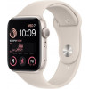 Apple Watch SE 2 GPS 40mm Starlight Aluminum Case w. Starlight S. Band - S/M (MNT33) - зображення 2