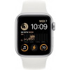 Apple Watch SE 2 GPS + Cellular 44mm Silver Aluminum Case with White Sport Band (MNQ23) - зображення 2